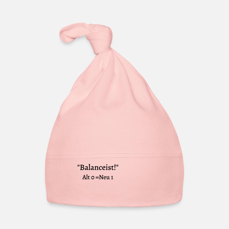 Balanciste #1Neu 5 n/b - Bonnet bio Bébé - rose
