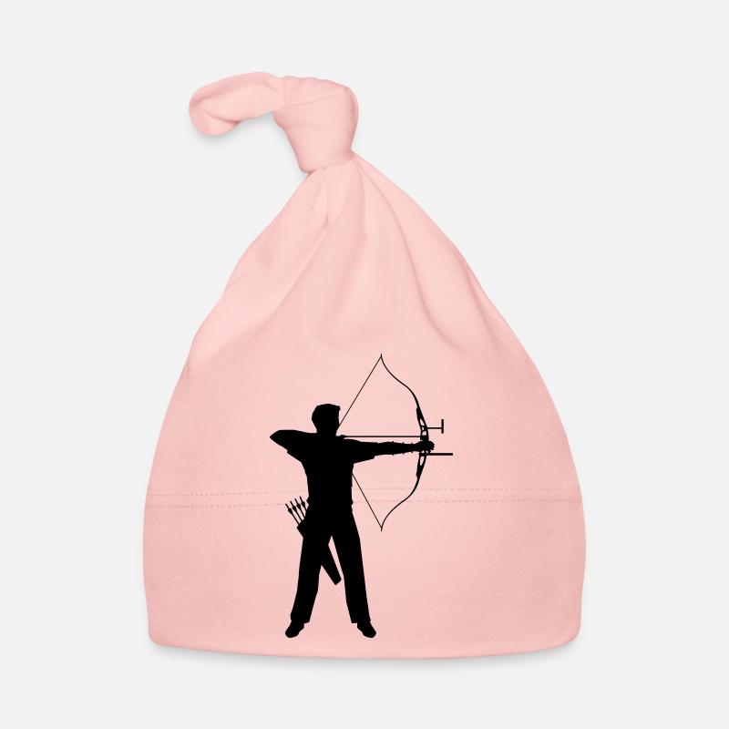 Bogenschießen-Bogen und Pfeile Baby Bio-Mütze