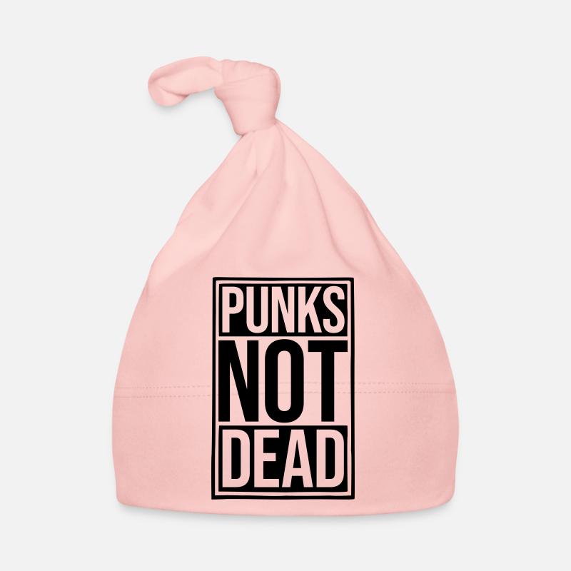 punks not dead Zitat Baby Bio-Mütze