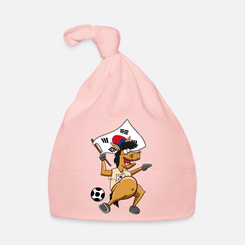 Fan Horse Corée du Sud Bonnet bio Bébé