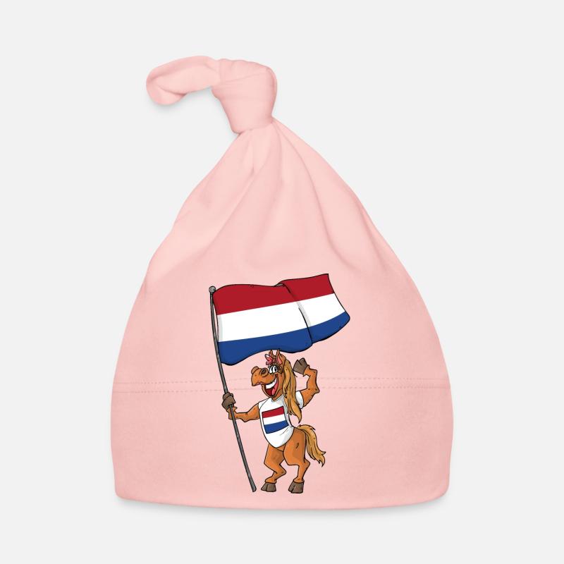Holländer Fan Pferd Baby Bio-Mütze