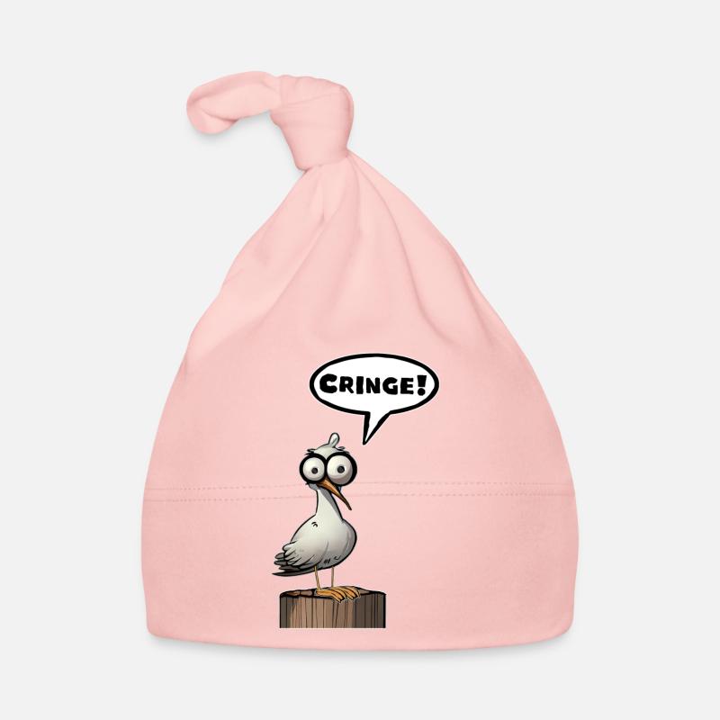 Seagull embarrass Organic Baby Cap