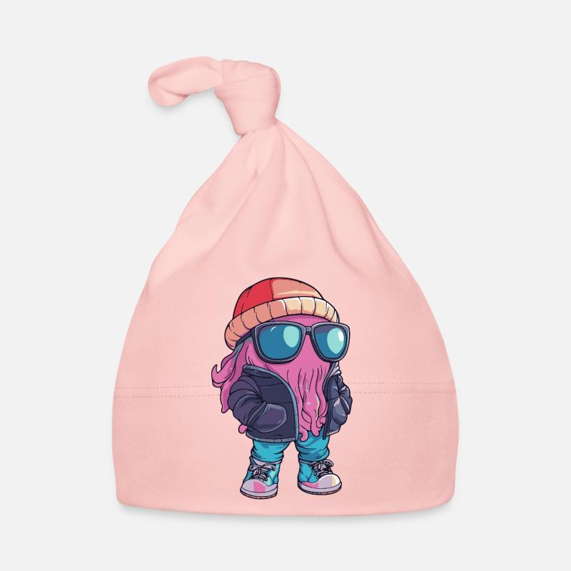 Méduse Bande dessinée cool Bonnet bio Bébé