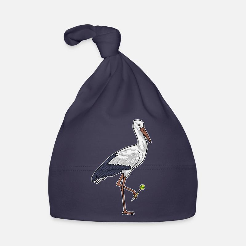 Sport de fléchettes de cigognes Bonnet bio Bébé