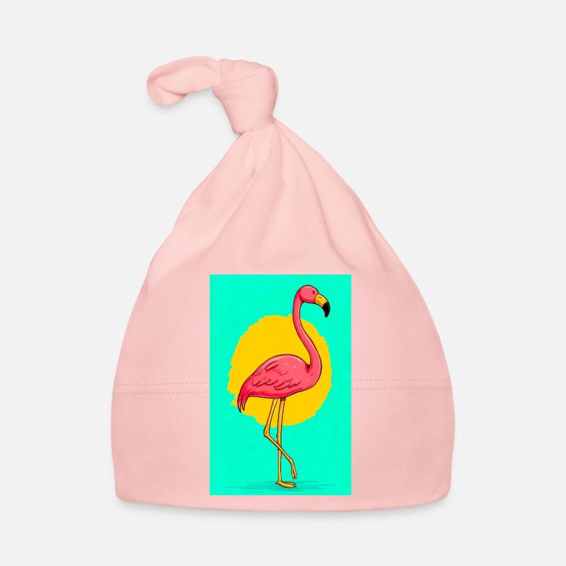 flamingo Organic Baby Cap