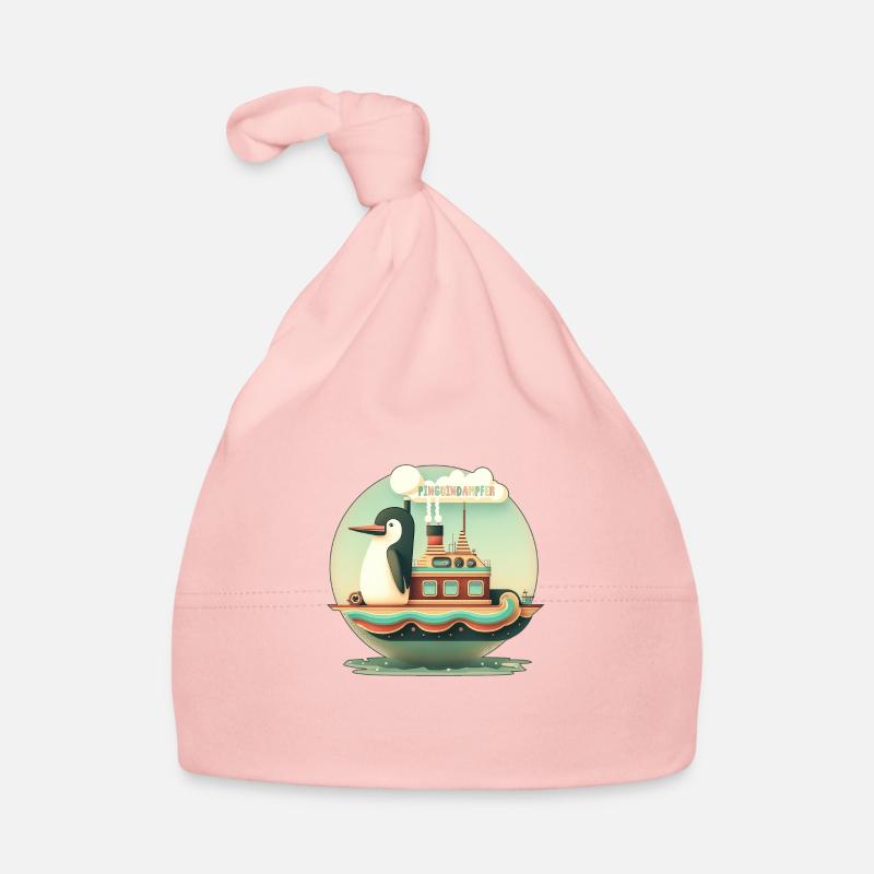 Pinguindampfer 2 Baby Bio-Mütze