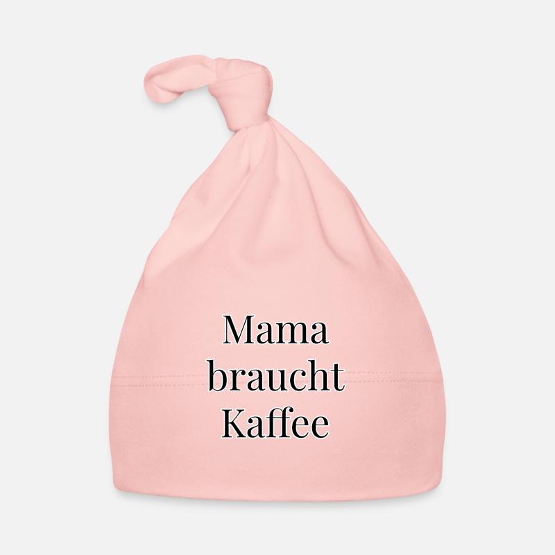 Mama braucht Kaffee – immer. Baby Bio-Mütze