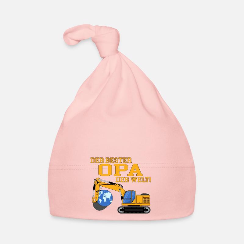 Bagger der beste Opa der Welt Baby Bio-Mütze