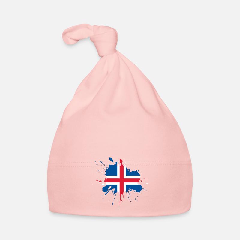 Conception du drapeau de l’Islande Bonnet bio Bébé