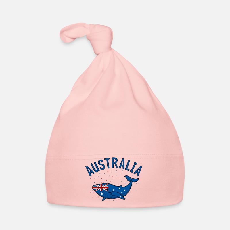 Étoiles de baleines du drapeau australien Bonnet bio Bébé