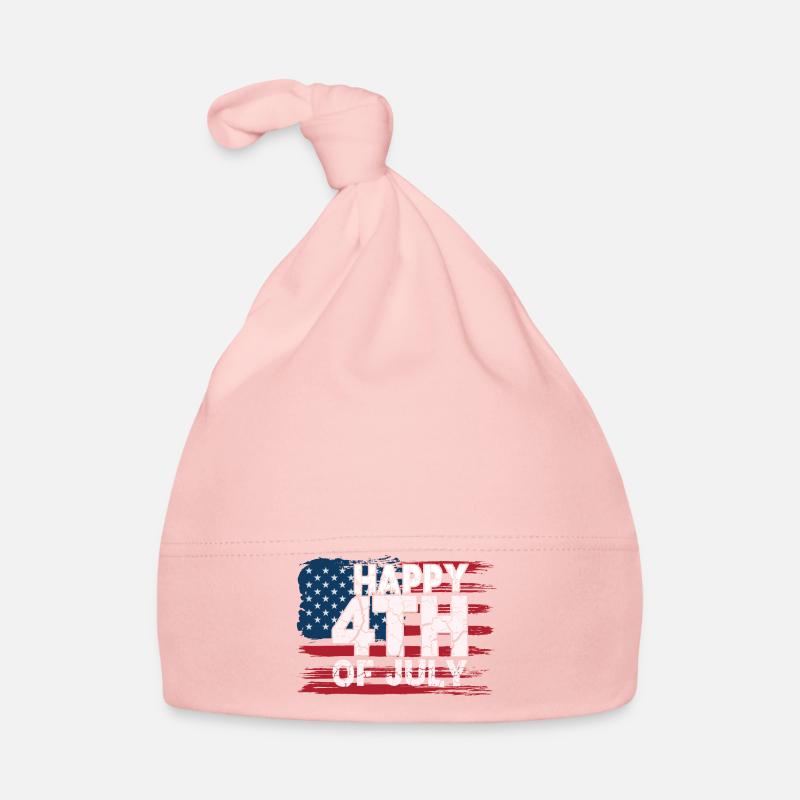 4.July - Independence day Baby Bio-Mütze