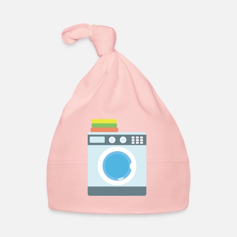 Machine à laver - Bonnet bio Bébé - rose