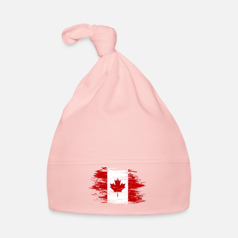 Drapeau du Canada utilisé Bonnet bio Bébé
