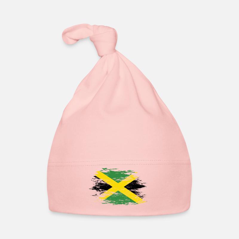 Drapeau de la Jamaïque utilisé Bonnet bio Bébé