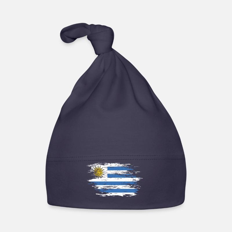 Drapeau uruguayen utilisé Bonnet bio Bébé