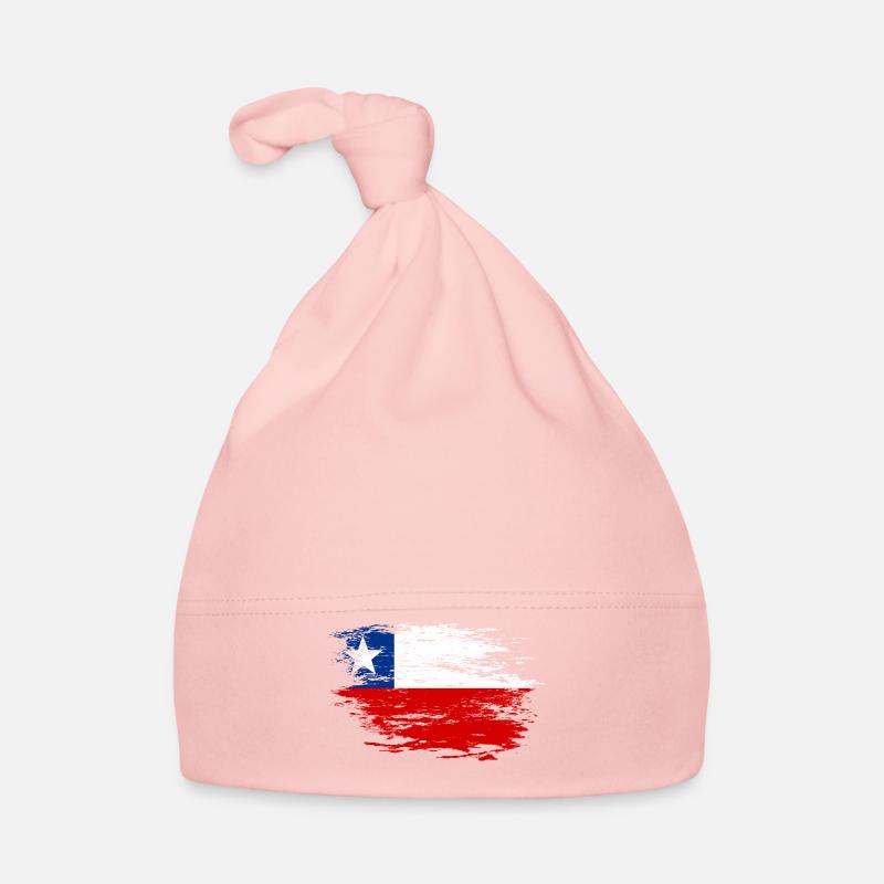 Drapeau chilien utilisé Bonnet bio Bébé