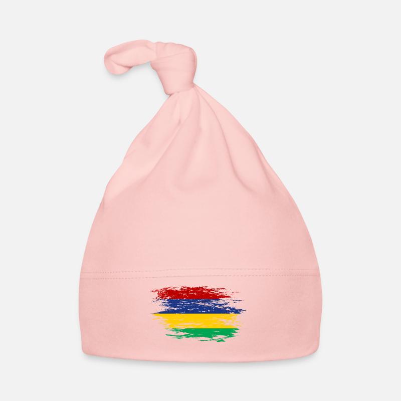 Drapeau mauricien utilisé Bonnet bio Bébé