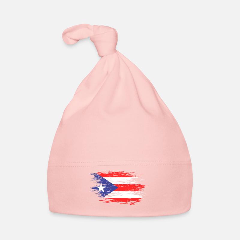Puerto Rico Flagge Baby Bio-Mütze