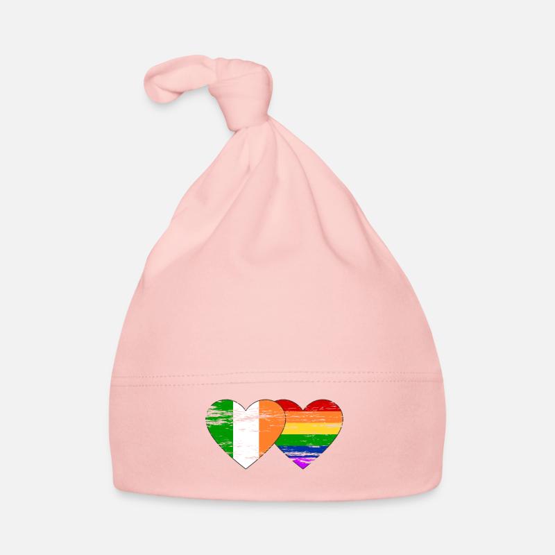 Drapeau arc-en-ciel de l’Irlande utilisé Bonnet bio Bébé