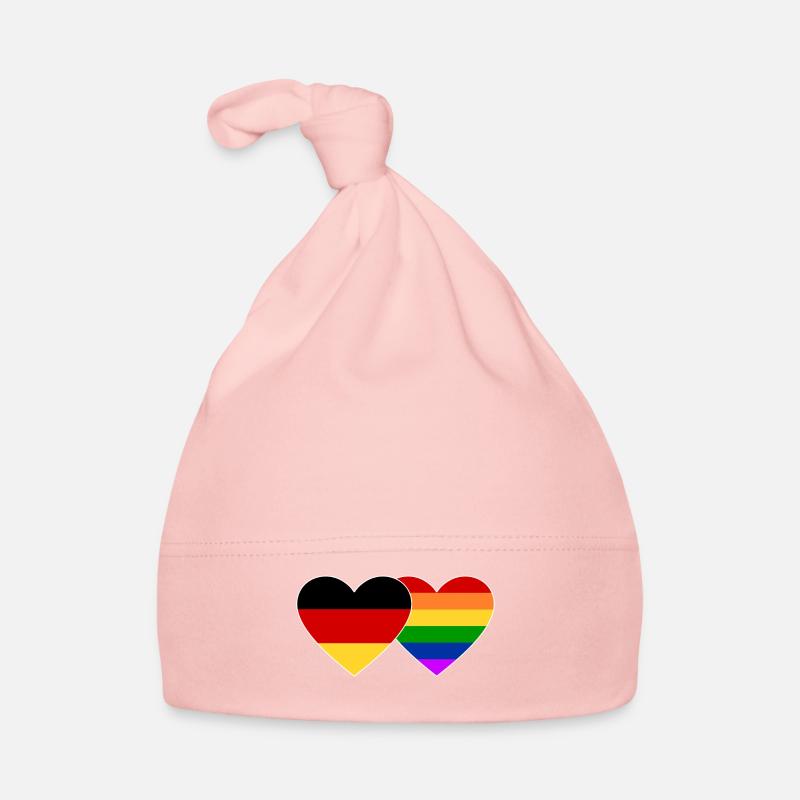Germany Rainbow Flag Organic Baby Cap