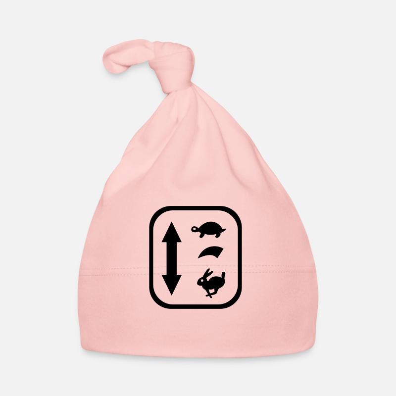 traktor schaltung - Baby Bio-Mütze - Rosa
