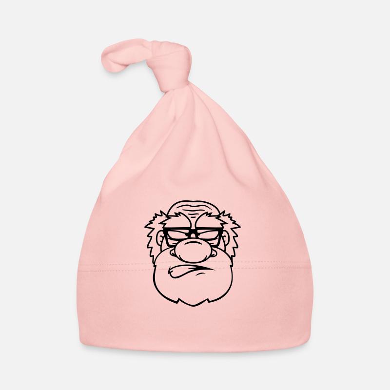 face head evil annoyed wuetend sour Schlec Organic Baby Cap