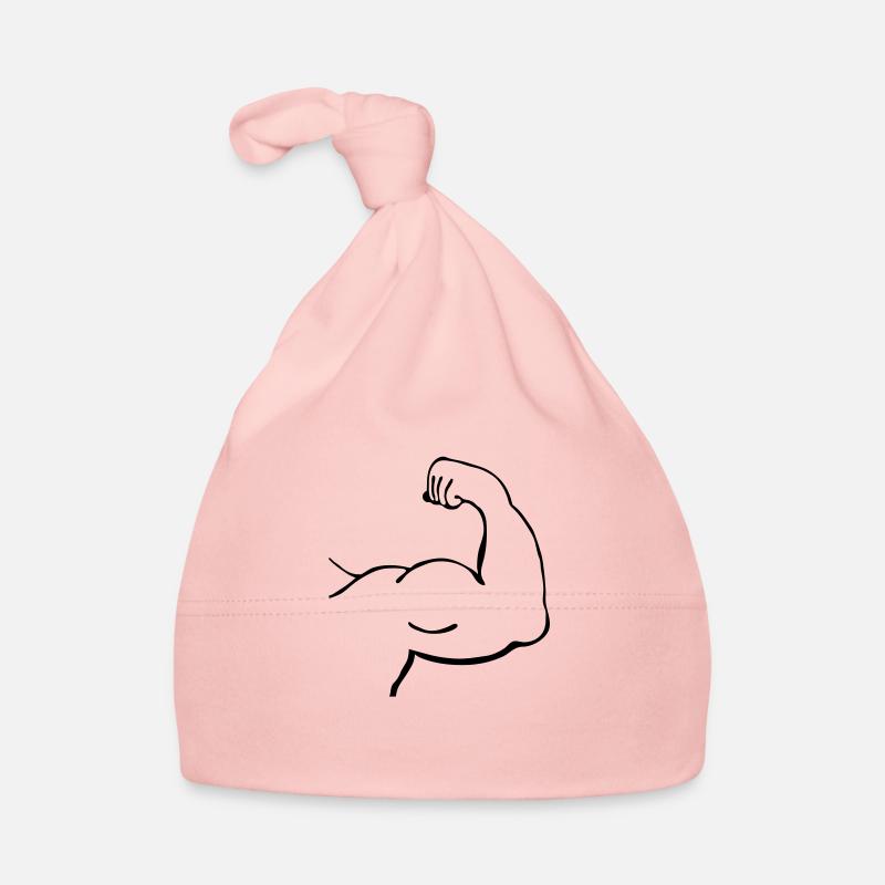 muscles_2_m1 Organic Baby Cap