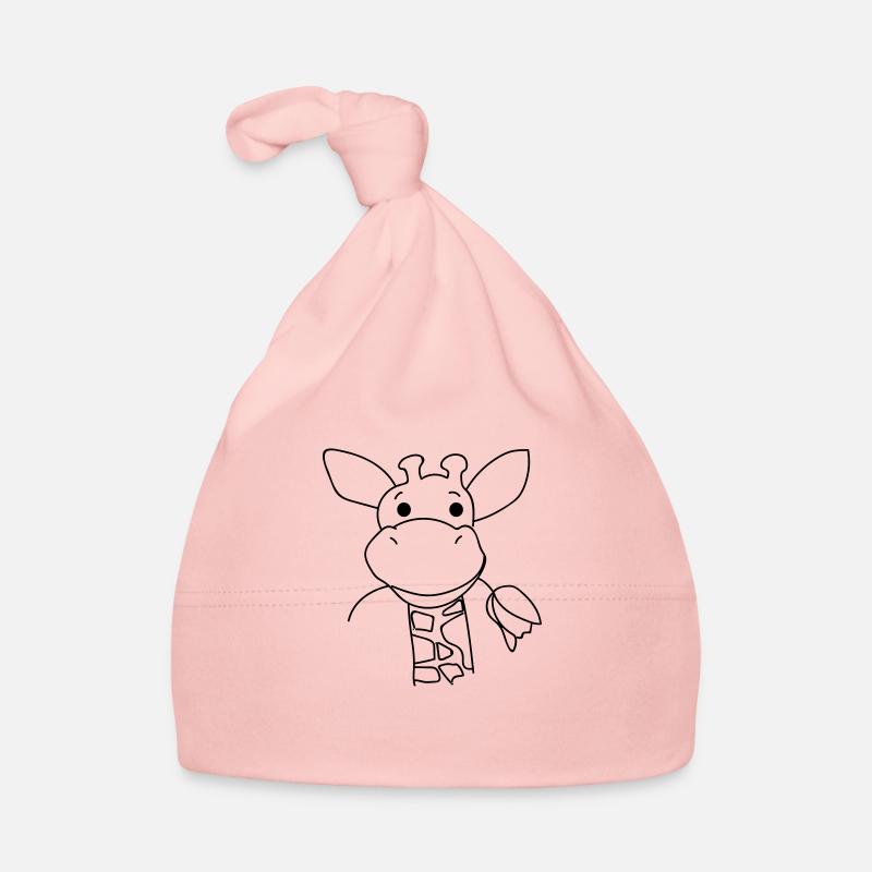 Giraffe - Baby Bio-Mütze - Rosa
