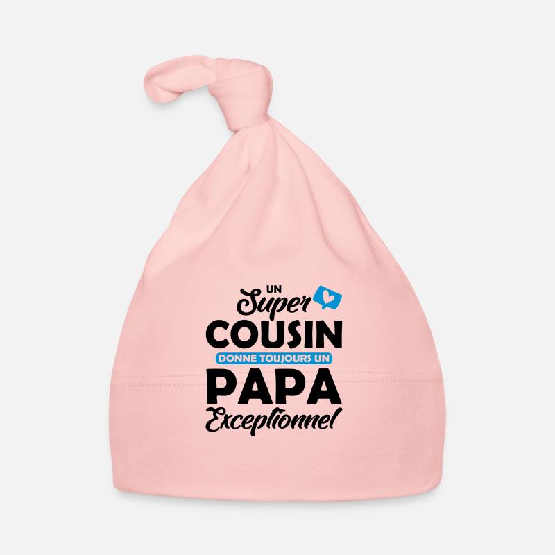 super cousin - papa exceptionnel Bonnet bio Bébé
