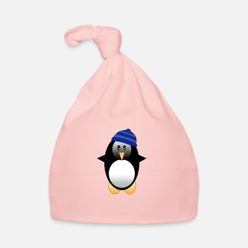 Penguin with cap Organic Baby Cap