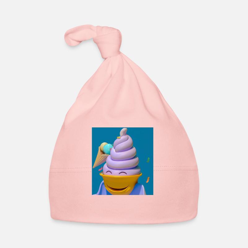 Karikatur-Eiscreme-Cuties Baby Bio-Mütze
