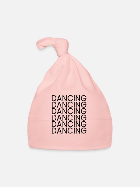 Danse Musique de danse - Bonnet bio Bébé - rose - Devant