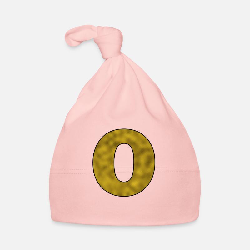 Lettre O Or Bonnet bio Bébé