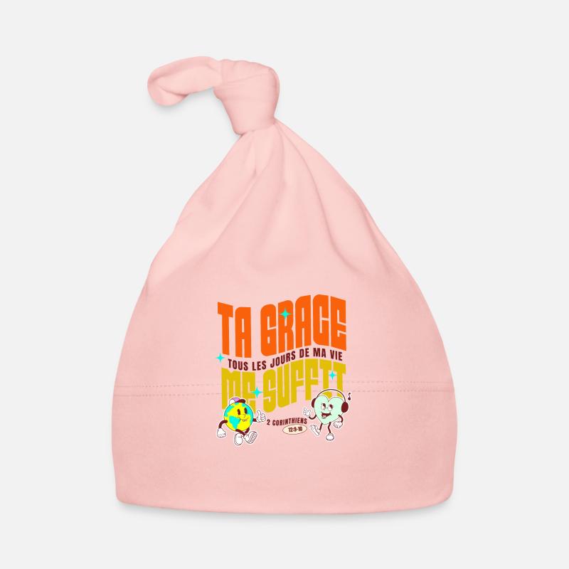 Ta Grâce me suffit ! Bonnet bio Bébé