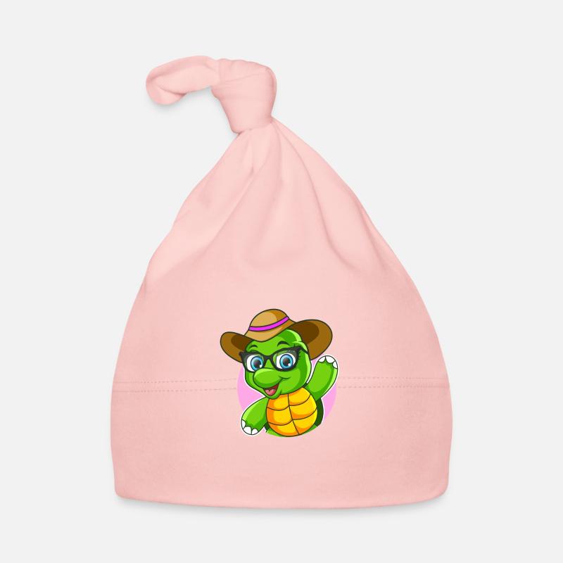 Sherly Schildkröte Mädchen Edition - Baby Bio-Mütze - Rosa