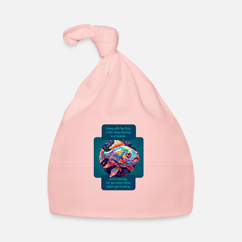 Going Forward Fish Organic Baby Cap