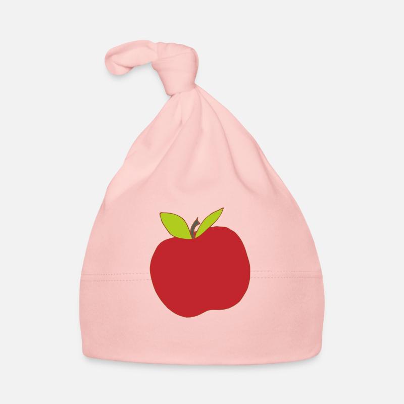 Apple Red Organic Baby Cap