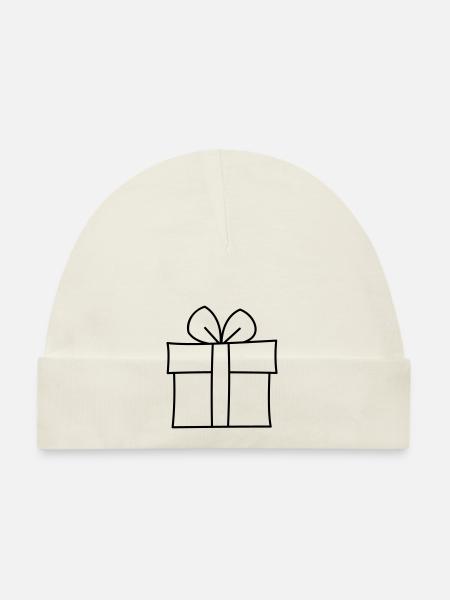 Gift - Organic Baby Cap - pink - Front