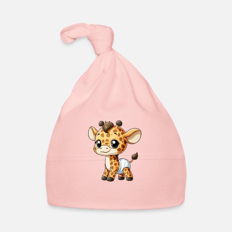 Baby-Giraffe mit Windel Baby Bio-Mütze