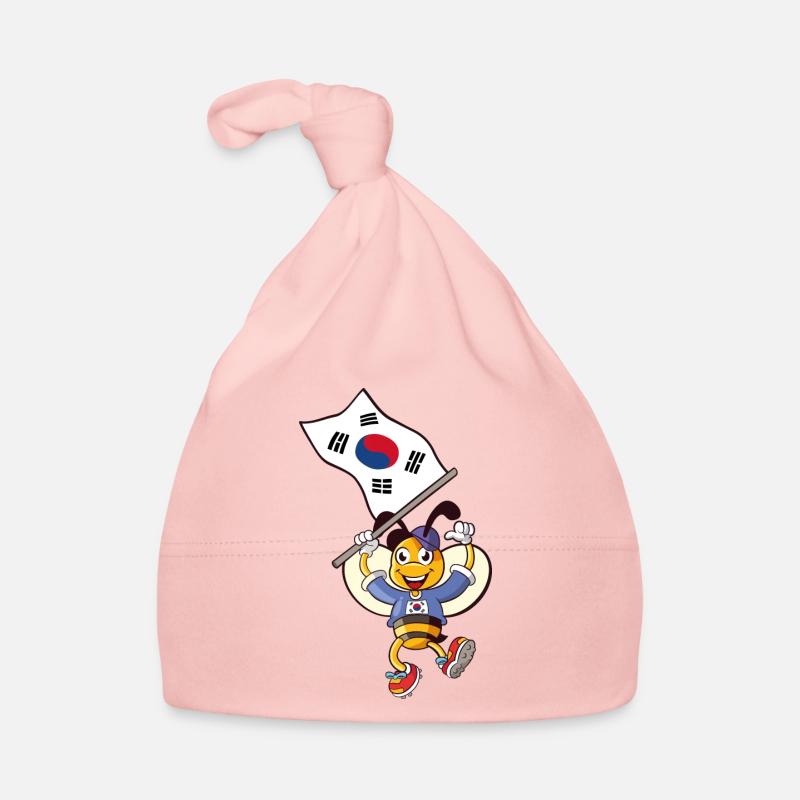 Abeille sud-coréenne Bonnet bio Bébé