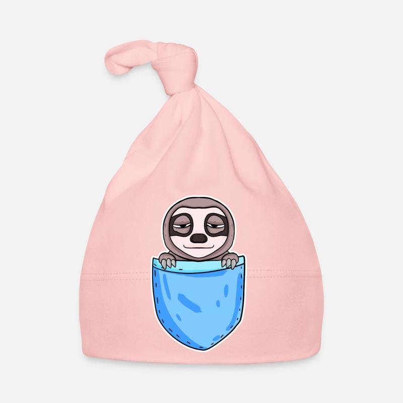 Conception de paresseux drôle Bonnet bio Bébé