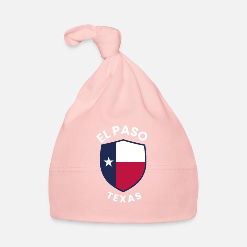 El Paso Texas Shield Flag Organic Baby Cap