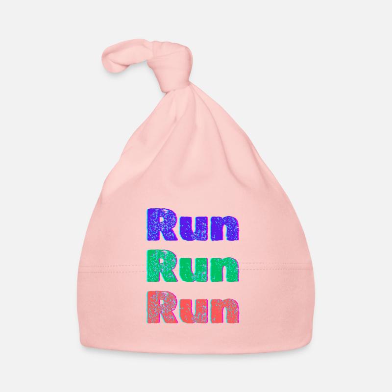 Run run run Organic Baby Cap
