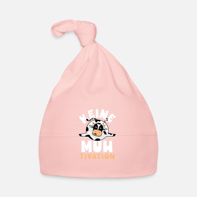 Keine Muhtivation Kuh Liebe Kuhbauer Muh Baby Bio-Mütze