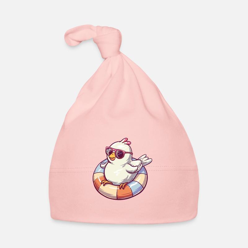 Taube Vogel Comic Cool Baby Bio-Mütze