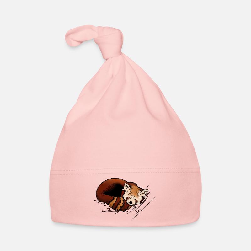 Red panda Organic Baby Cap