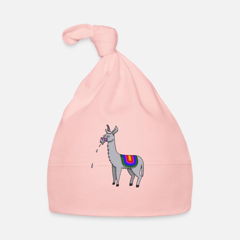 Spitting Llama Organic Baby Cap