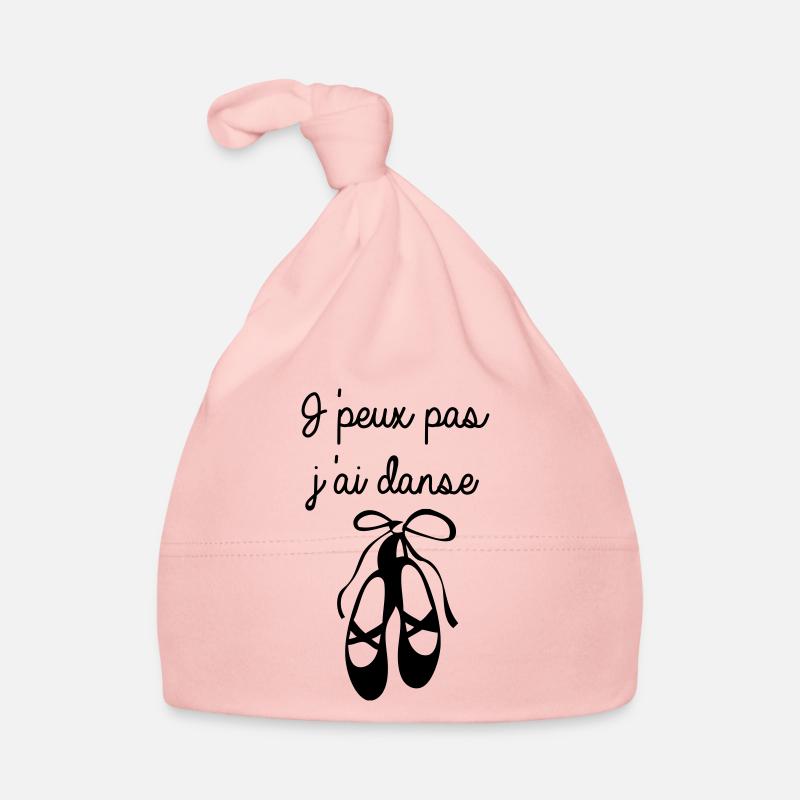 J'peux pas j'ai danse - Bonnet bio Bébé - rose