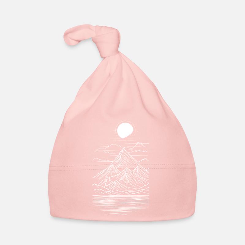 Lineare Berge Baby Bio-Mütze