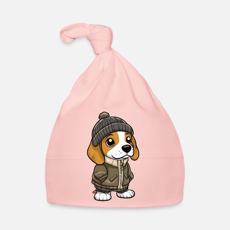 Beagle Hund Winter Baby Bio-Mütze
